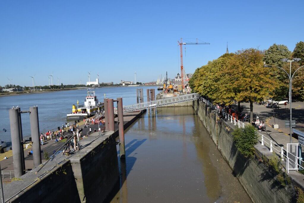 Antwerp River from Bridge