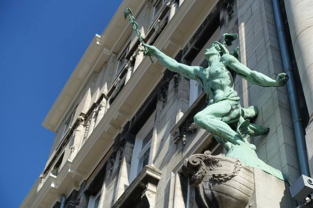 Giant Statue with Torch