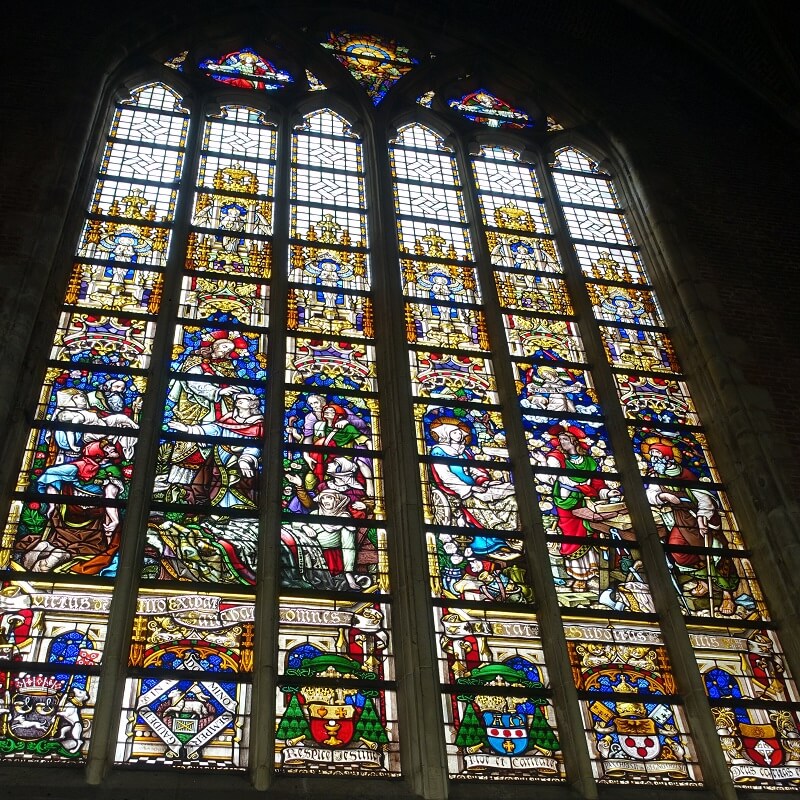 Glasswork at Saint Bavo