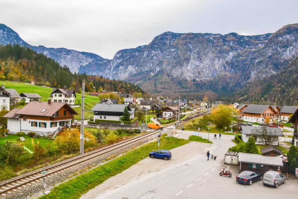 View from Obertraun Hotel