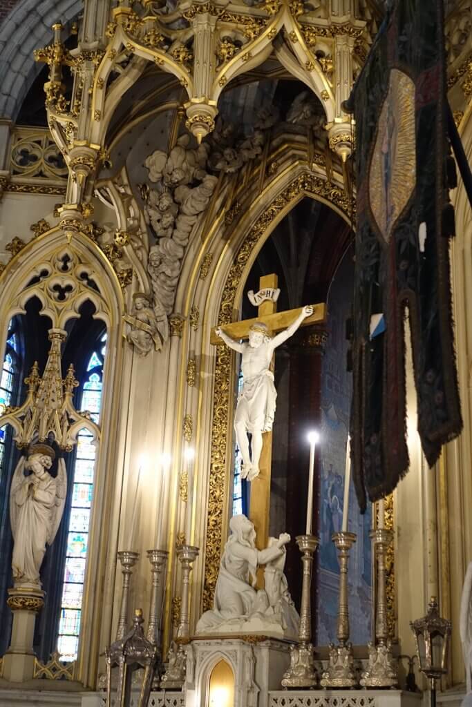 Jesus Crucifixion inside Saint Michael