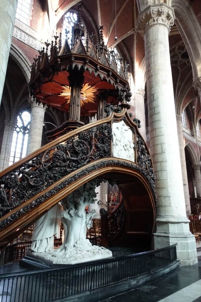 Decorative Staircase at Saint Michael