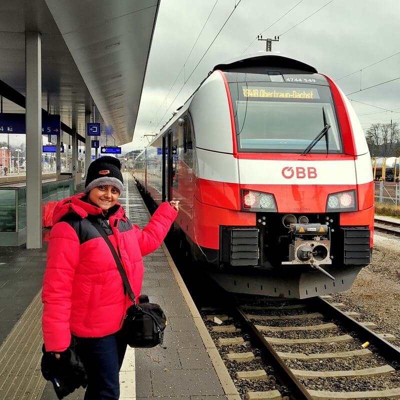 obb train at attnang puccheim