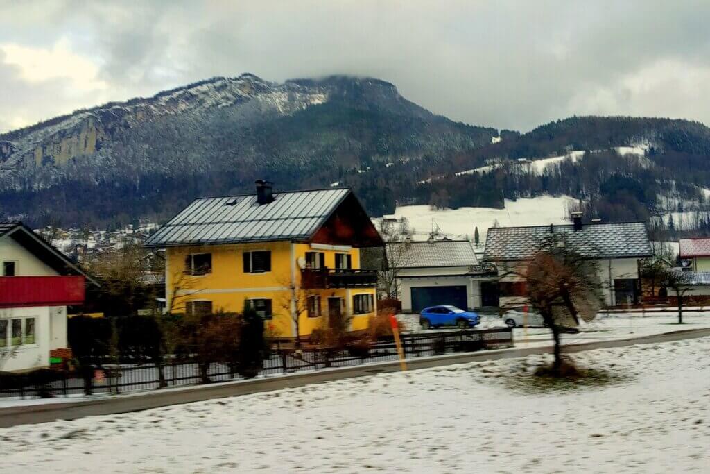 View from Running Train