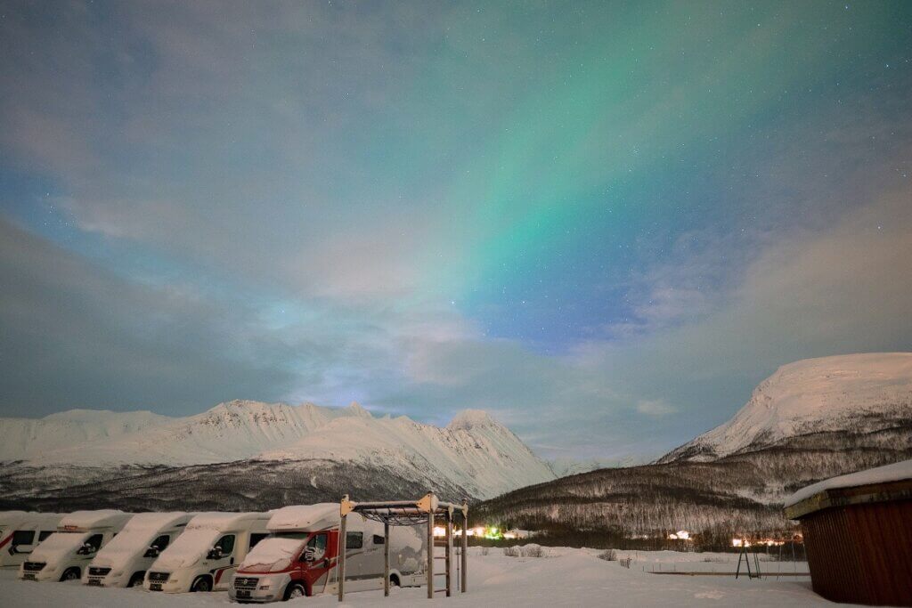 Full Aurora Display Tromso
