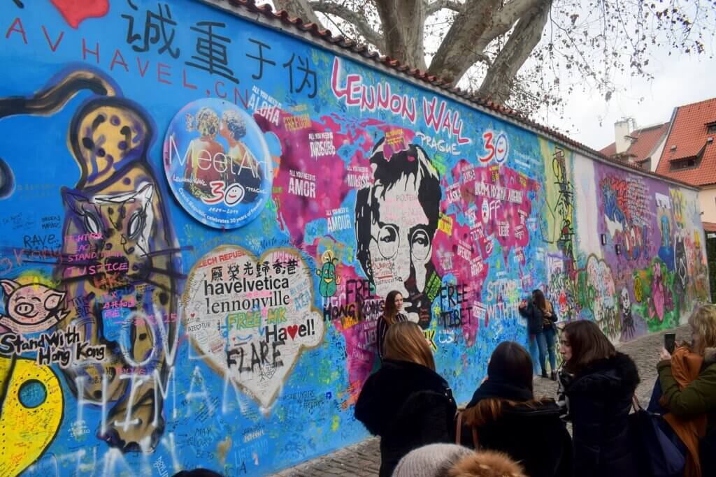 Lennon Wall Prague