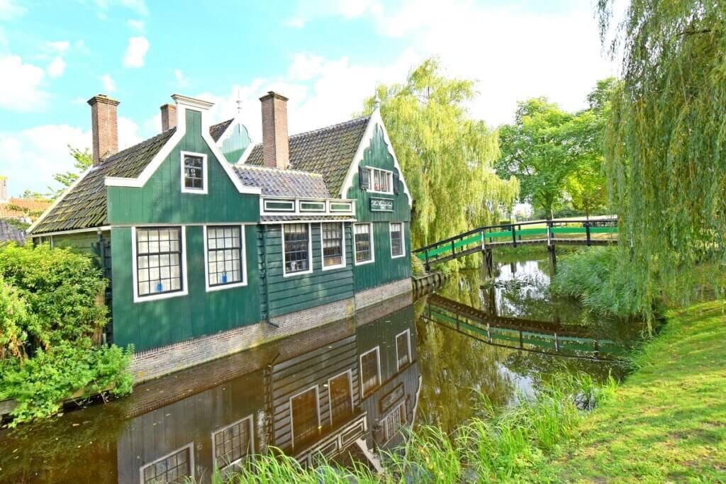 Zaanse Schans Wooden Bridge