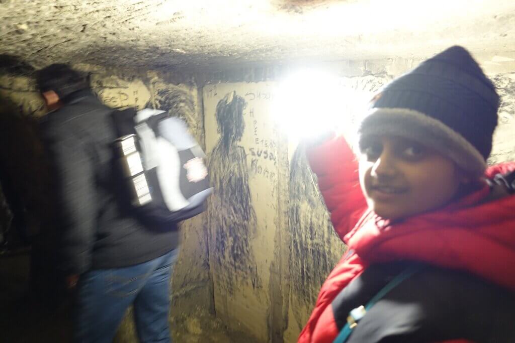 Annapurna with Light in North Cave