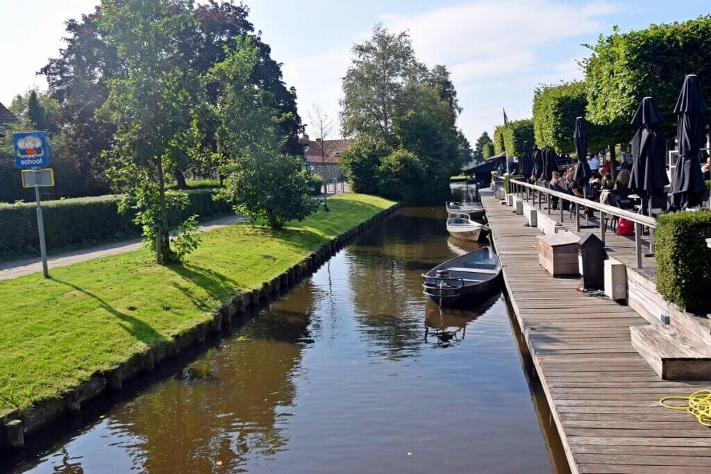 Line of Food Joints at Giethoorn