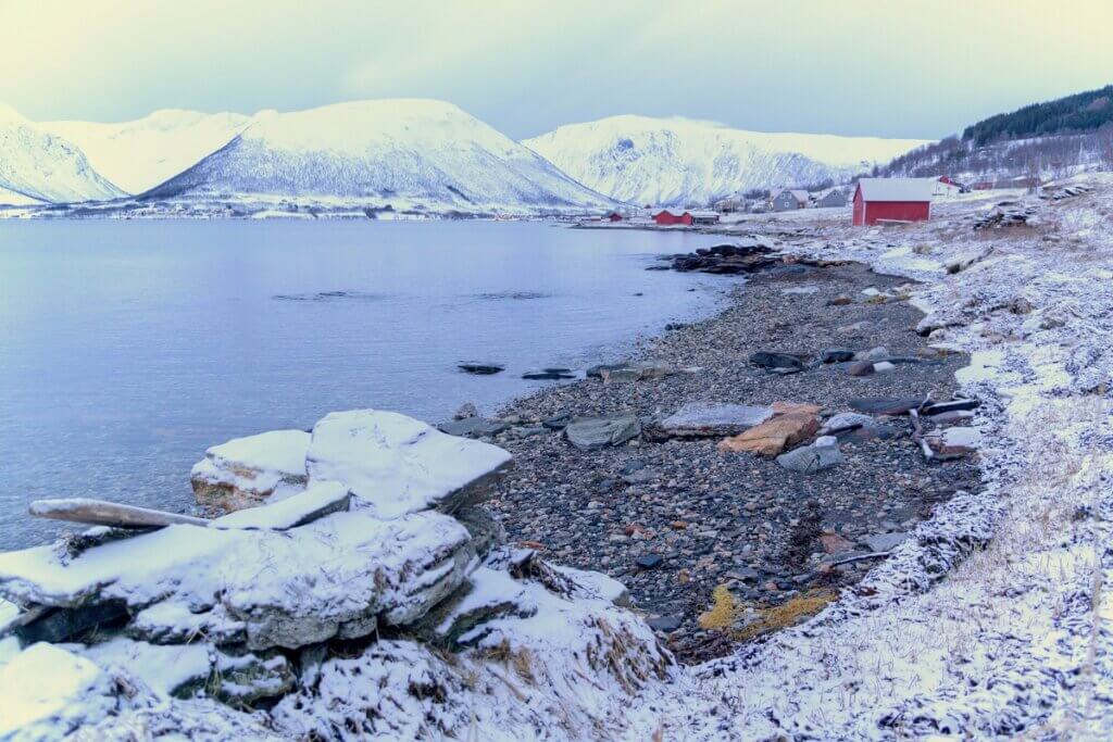 Black Beach At Tromso