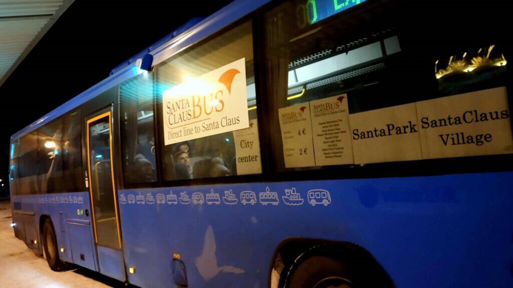 Santa Claus Express Bus