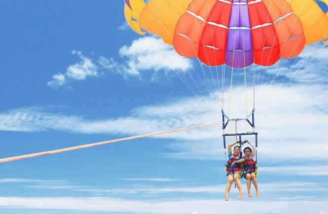 Parasailing at Bintan