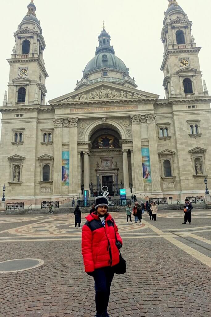 In Front of St Stephen Basilica